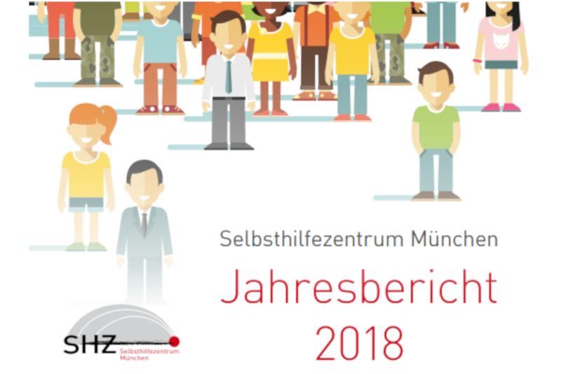 Neu: Jahresbericht des Selbsthilfezentrums München 2018 zum Herunterladen