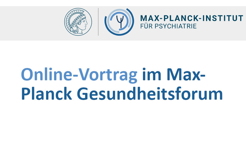 Vorträge im Max-Planck-Institut "Gesundheitsforum" am 10. und 12.10.23