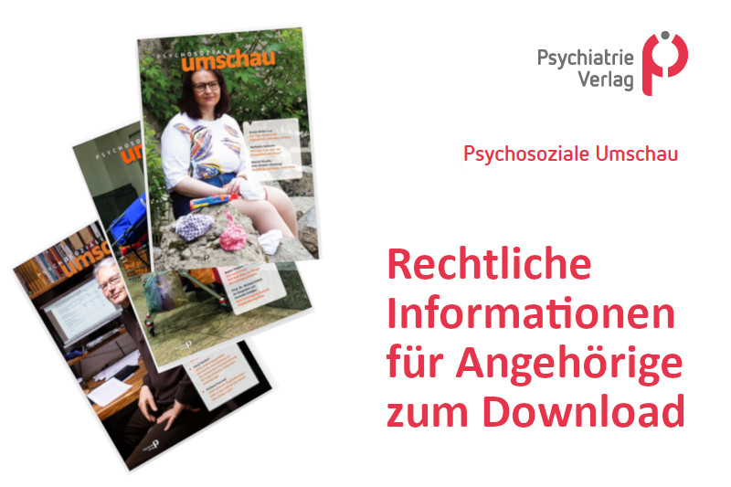 "Recht konkret": Informationen der Psychosozialen Umschau für Angehörige zum Download