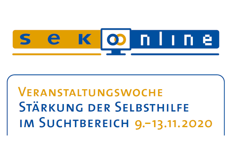 Online-Veranstaltungen zum Umgang mit Suchterkrankungen vom 9.-13.11.2020
